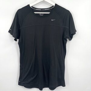 Nike Dri Fit Shirt Black Running Dri-Fit Nike Running Size XL